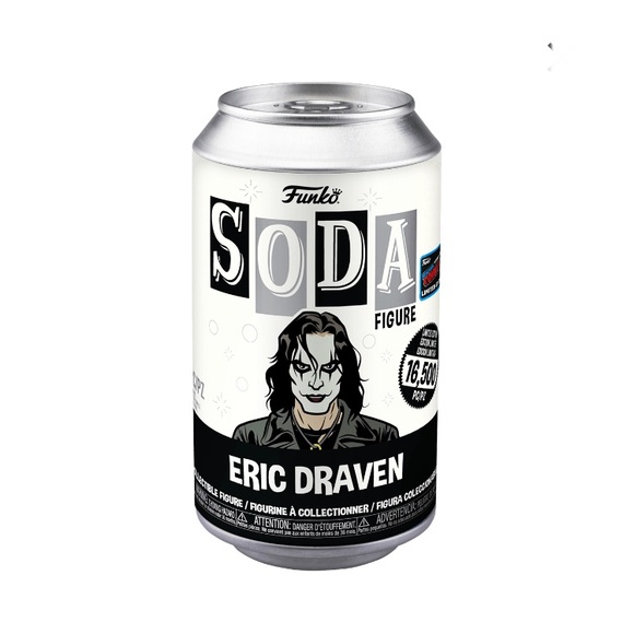 Eric Draven The Crow Soda Vinyl Funko NYCC 2022 Fall Convention Exclu Common Ver - Picture 2 of 3
